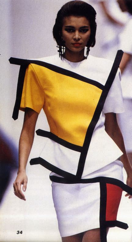 mondriaan jurk ysl|Fashion in Style .